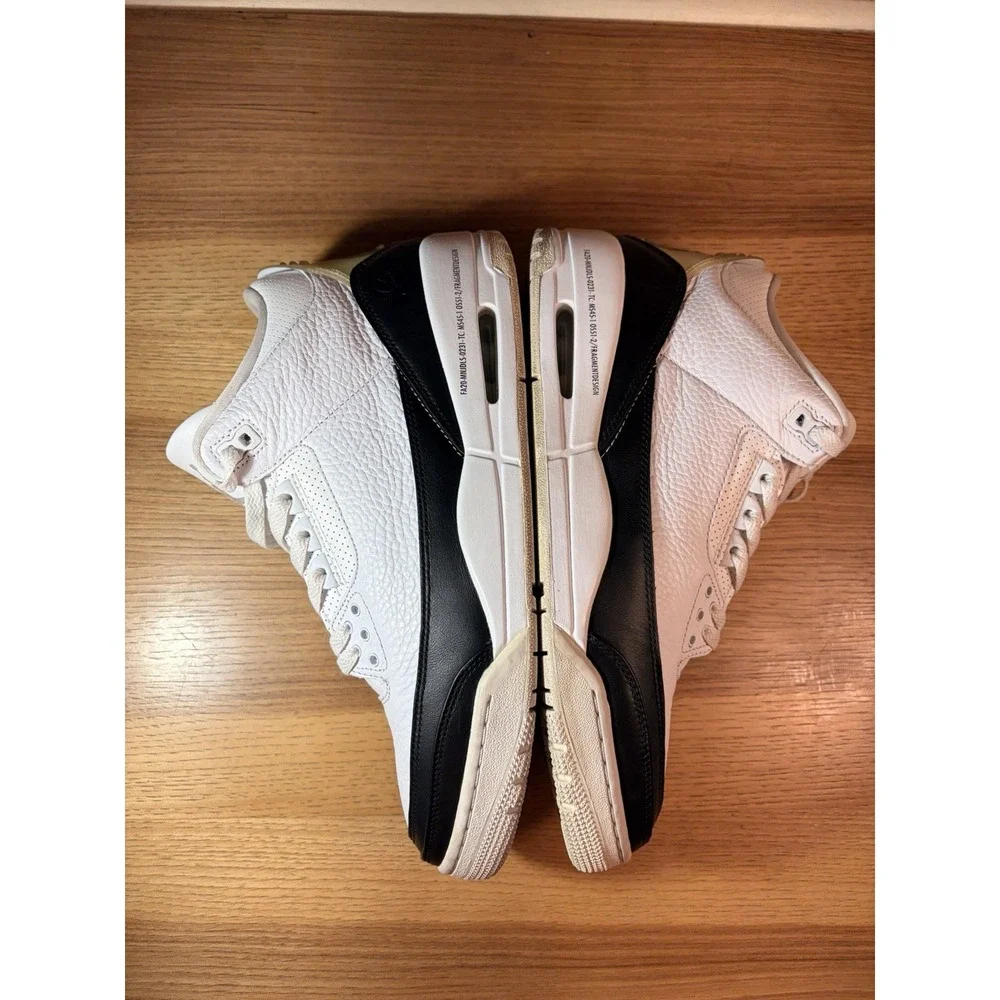 Size 10.5 - Jordan 3 Retro SP x Fragment Design Mid White DA3595-100 Pre-owned